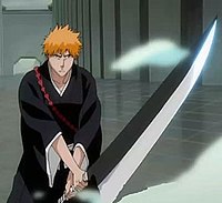 Wooden Sword - Bleach Ichigo Kurosaki Zangetsu Cosplay Sword