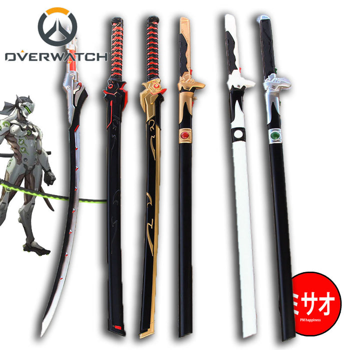 Metal Sword - Overwatch Genji Dragonblade Cybernetic Warrior Steel Replica Short Ver.