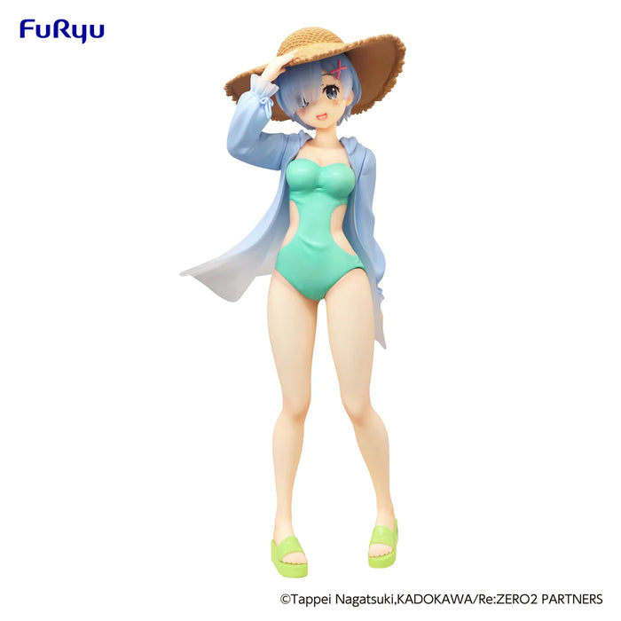 FURYU Re:Zero Starting Life in Another World Rem (Summer Vacation) SSS Figure
