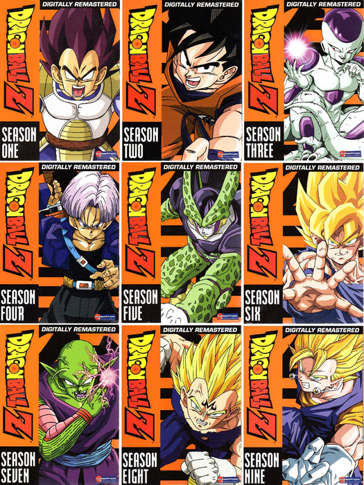Dragon Ball Z: Complete Series Collection – Seasons 1–9 (54-Disc DVD Set)