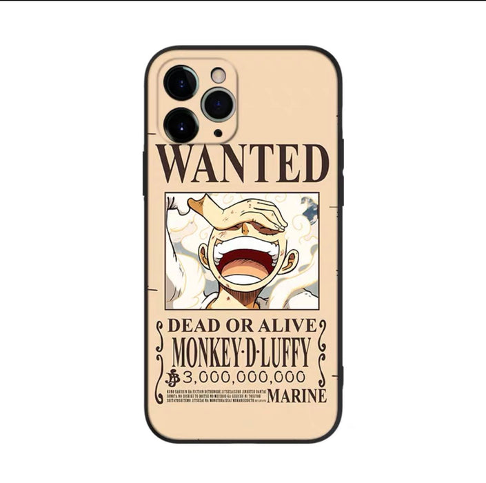 One Piece Phone Case Monkey D Luffy Wanted (Sun God Nika)