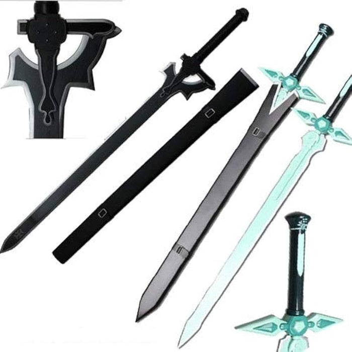 Sword Art Online Black metal Sword Kirito's Elucidator Sword