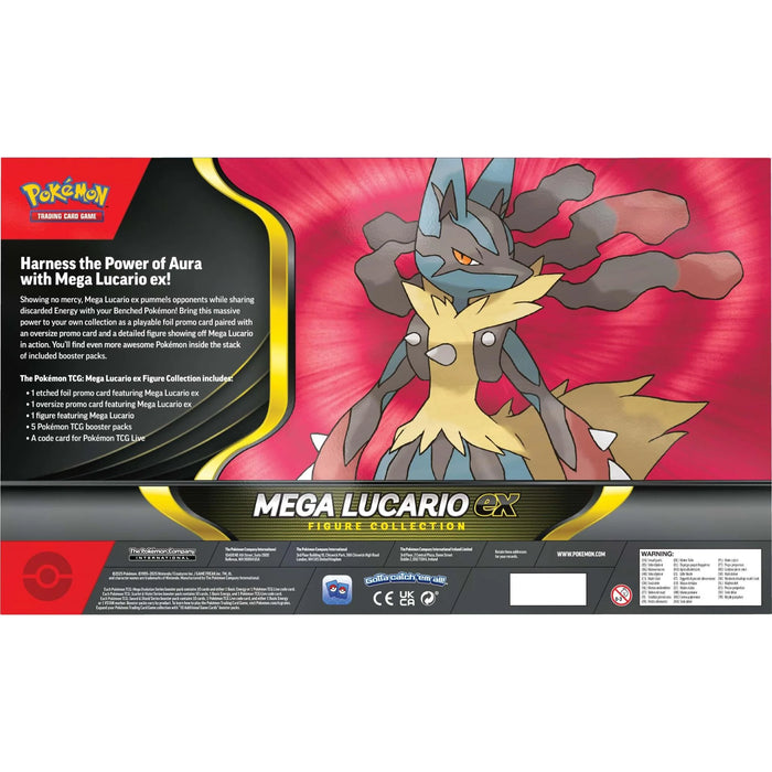 PKM TCG: Figure Box (Mega Lucario Ex)