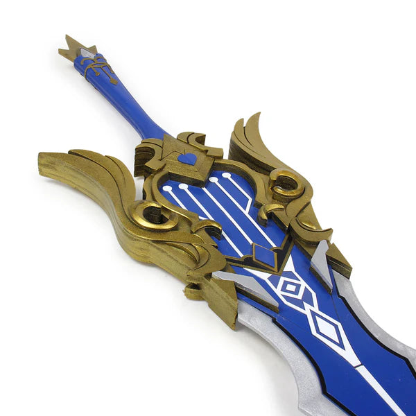 Metal Katana / Sword Genshin Impact Eula Song Of Broken Pines Cosplay Weapon 376