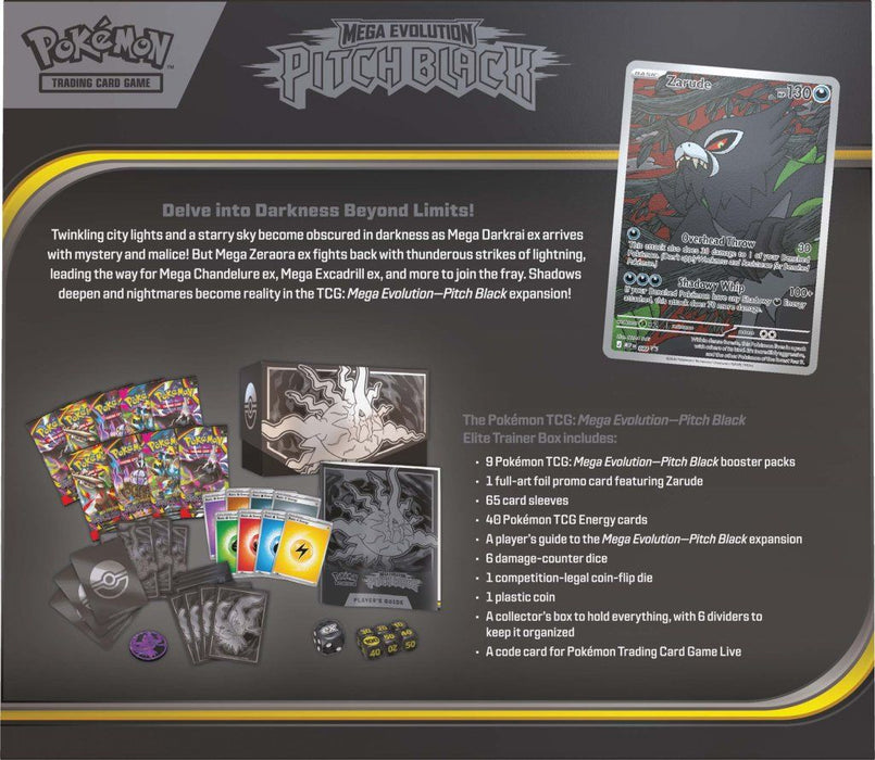 Pre-order: Pokemon TCG Pitch Black - Elite Trainer Box (ETB) shipping 17th July 2026