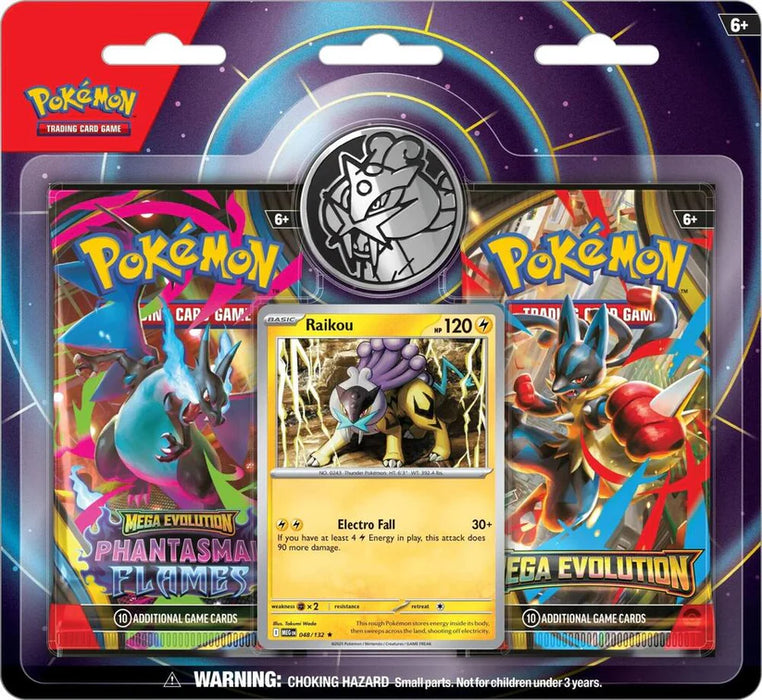 PKM POKEMON TCG Raikou 2 Pack Blister (Assorted)