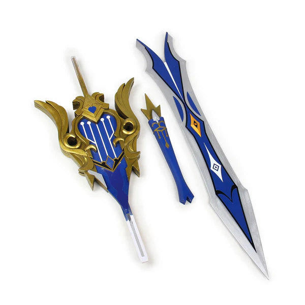 Metal Katana / Sword Genshin Impact Eula Song Of Broken Pines Cosplay Weapon 376