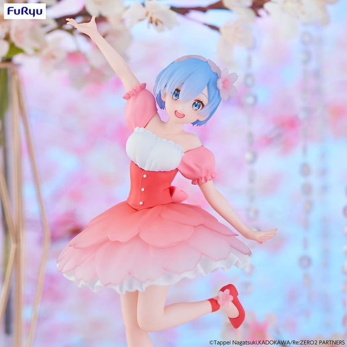 FURYU Re:Zero Starting Life in Another World Trio-Try-iT Rem (Cherry Blossoms) Figure