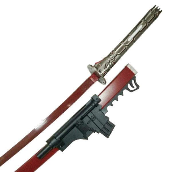 metal gear rising wooden sword Sharpened Metal Gear Rising Samuel Rodrigues HF Muramasa Sword with Gu — Anime House ANZ
