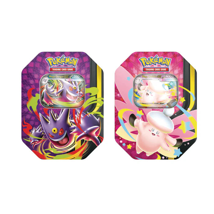 Pre-order Pokémon TCG: mega moonlight tin (Pair of two) Shipping 5th Jun 2026
