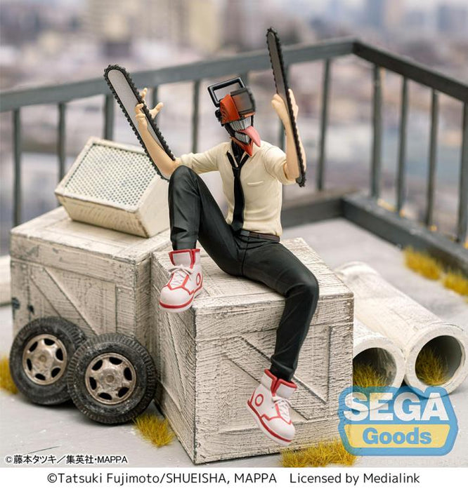 Sega Chainsaw Man Denji as Chainsaw Man Premium Perching Figure