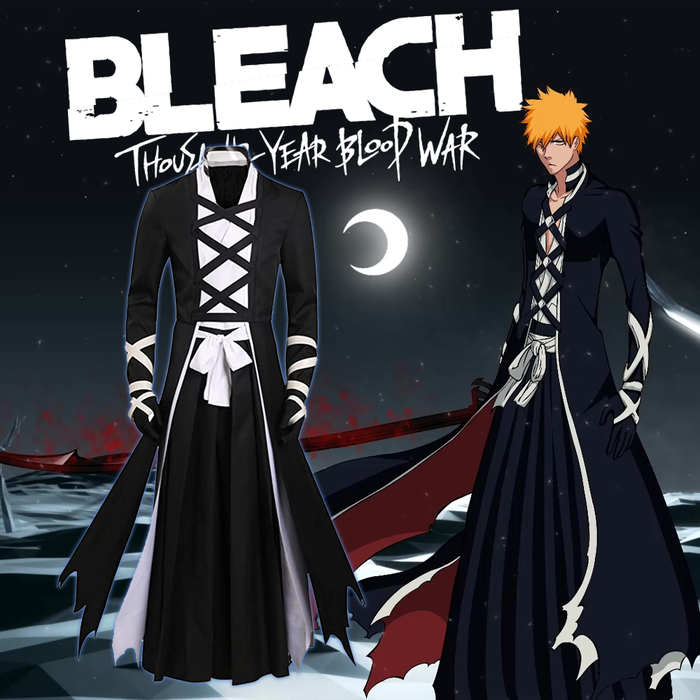 Bleach Ichigo blood war bankai cosplay set