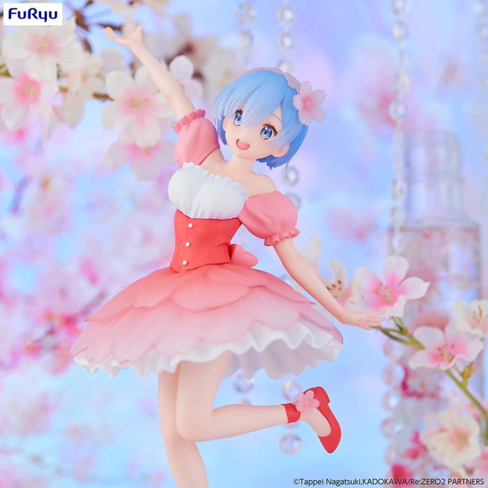 FURYU Re:Zero Starting Life in Another World Trio-Try-iT Rem (Cherry Blossoms) Figure