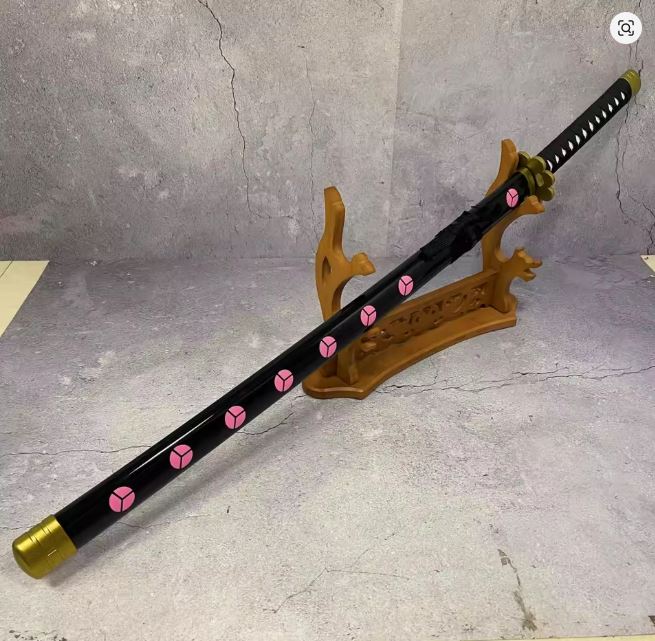 One Piece Zoro Shusui Light up Wooden Katana (Purple) G310