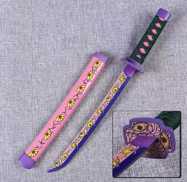 Demon Slayer Kokushibo Light up Wooden Katana (Purple) G203