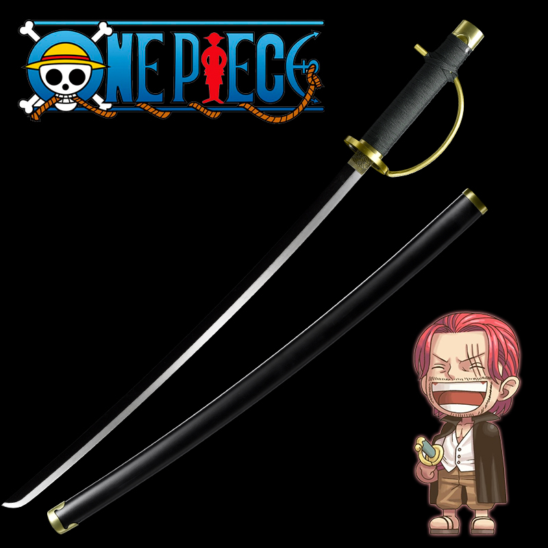 Metal Katana / Sword Red Hair Shanks One Piece Japanese Anime Cosplay ...
