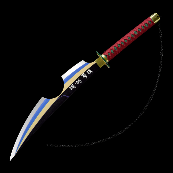 Metal Katana / Sword (1xPcs) Tengen Uzui Demon Slayer: Kimetsu No Yaiba Metal Sword 348B/348C/348D