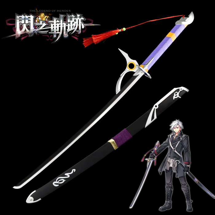 Metal Katana / Sword The Legend of Heroes Trails of Cold Steel - Rean Schwarzer Tachi Sword 354