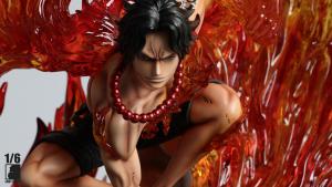 Pre-Order GK Garage Kit Resin Figure One Piece - Last Sleep Studios - One Piece Portgas D. Ace Rebirth