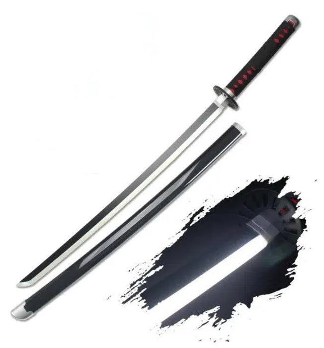 Demon Slayer Tanjiro Light up Wooden Katana (White) G214