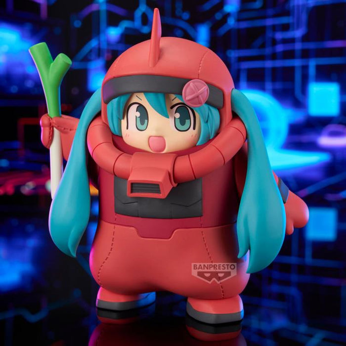 Bandai Banpresto Gundam 45th Anniversary x Hatsune Miku Char's Zaku Costume (Hatsune Miku Ver.) Figure