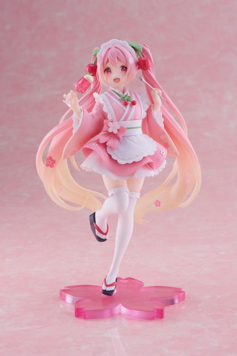 Vocaloid Newley Written Sakura Miku (Japanese Cafe Ver.) Figure (Reissue)