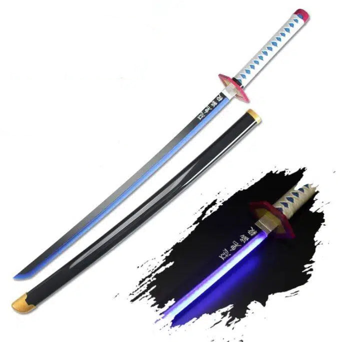 Demon Slayer GiyuLight up Wooden Katana (Blue) G210