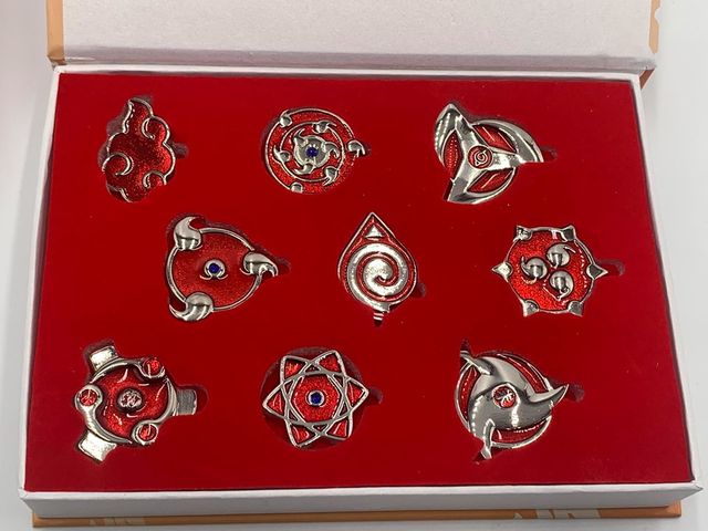 Naruto Symbol Badges Charm Set