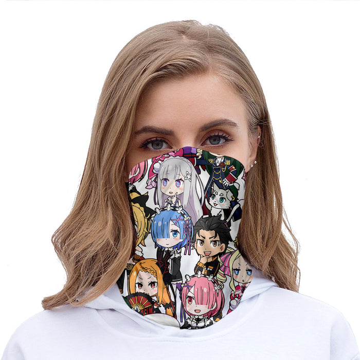 Re Zero Full Face Mask Neck Cover 7 different styles to choose