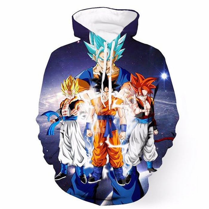 Dragon Ball Z Super Saiyan Jumper Hoodie Clothes