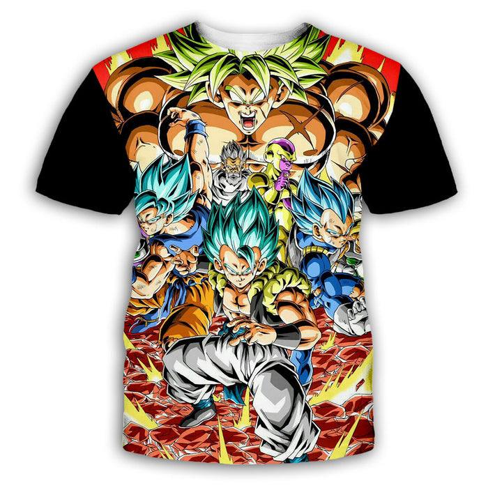 Anime Dragon Ball Super Saiyan God T-Shirt