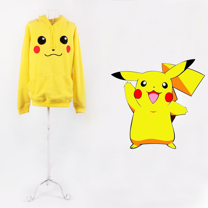 Pokemon Pikachu Casual Sweatshirt Jumper Hoodie Clothes Unisex