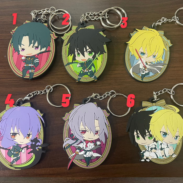 SERAPH OF THE END KEYCHAINS | $5 Per Keychain
