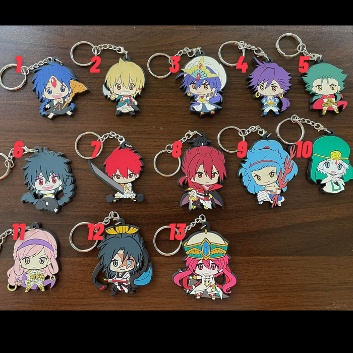MAGI : THE LABYRINTH OF MAGIC KEYCHAINS! | $5 per Key Chain — Anime House
