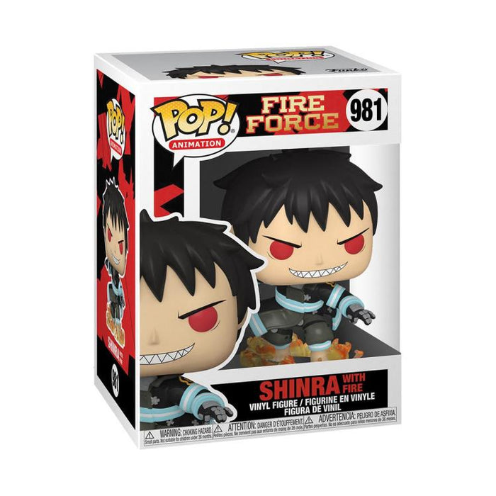 FUNKO Pop! Animation: Fire Force -981 Shinra (With Fire)