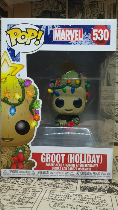 Funko Pop  GotG 2 - Groot Holiday Pop! Figure