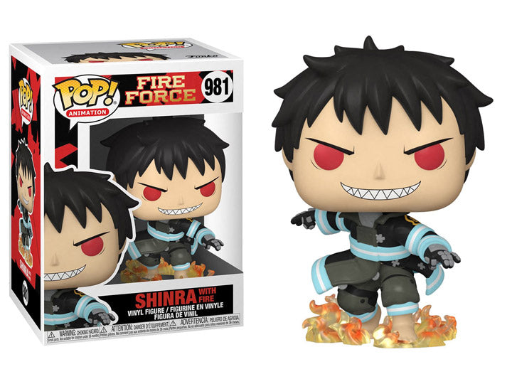 FUNKO Pop! Animation: Fire Force -981 Shinra (With Fire)