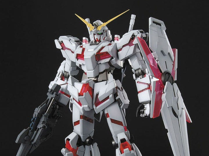 BANDAI Gundam MG 1/100 RX-0 Unicorn Gundam FULL PSYCHO-FRAME PROTOTYPE MOBILE SUIT Model Kit