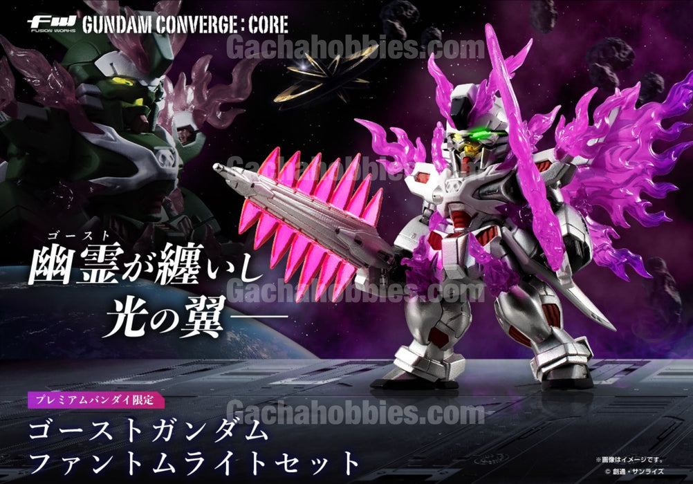 PRE-ORDER FW GUNDAM Converge: Core Ghost Gundam Phantom Light Set Limited Edition