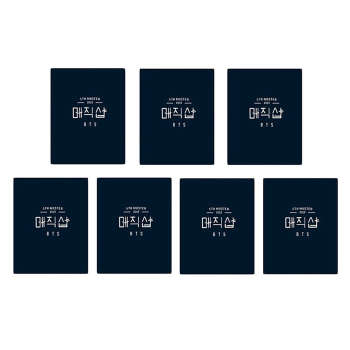 Official Kpop 7Pcs/Set Bts Bangtan Boys Fm 5Th Muster Collective Photocards Lomo Cards