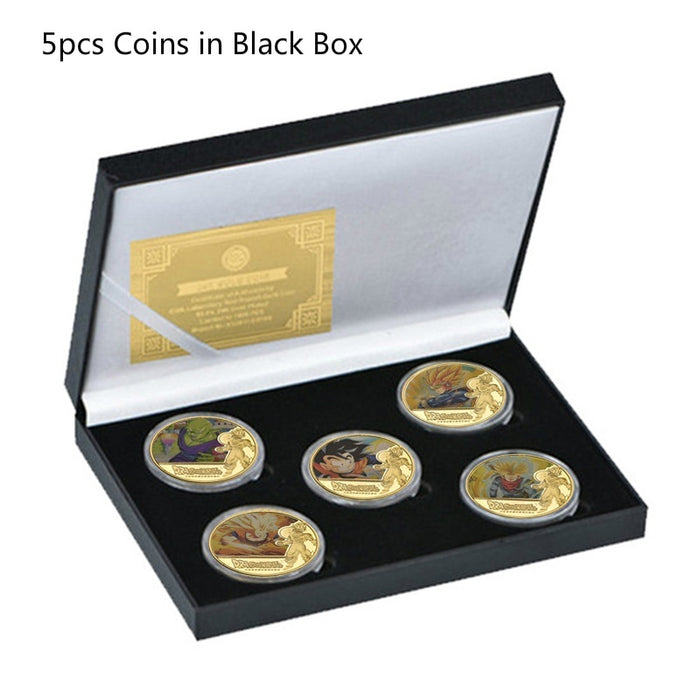 Dragon Ball Z Super Gold Plated Commemorative Coins