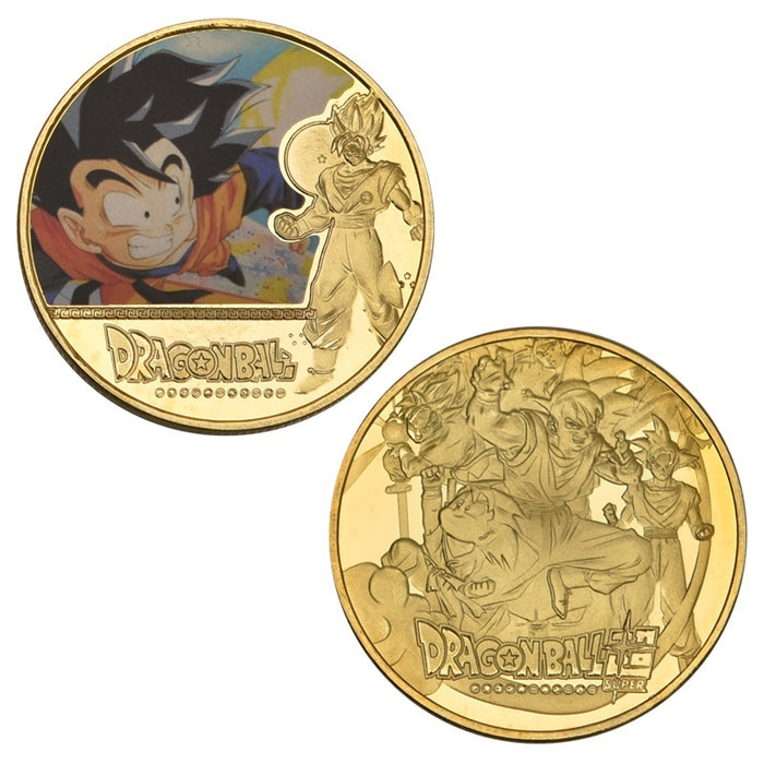 Dragon Ball Z Super Gold Plated Commemorative Coins