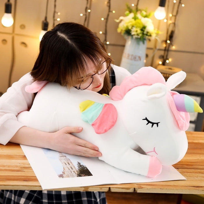 Cute Soft Unicorn Plush Toys 50cm 60cm 80cm