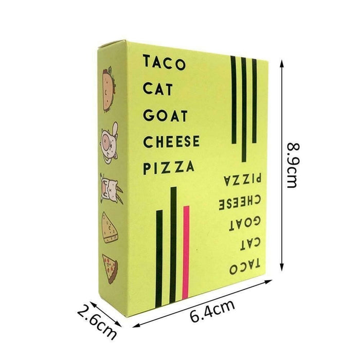 Taco Cat Goat Cheese Pizza Board Game