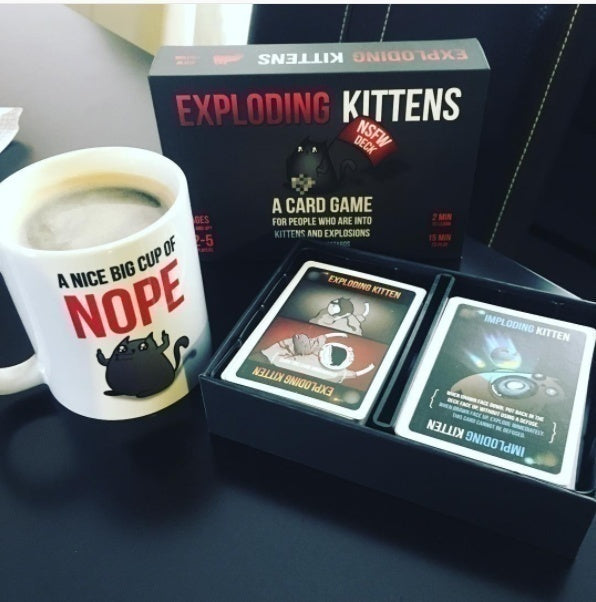 Board Game Exploding Kittens/ Exploding Kittens: NSFW/ Imploding Kittens