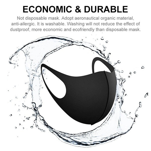Hot Sale 3 Pcs Respiratory Dust Mask Upgraded Version Men & Women Anti-fog Haze Dust Pm2.5 Pollen 3D Cropped Breathable Valve Mask
