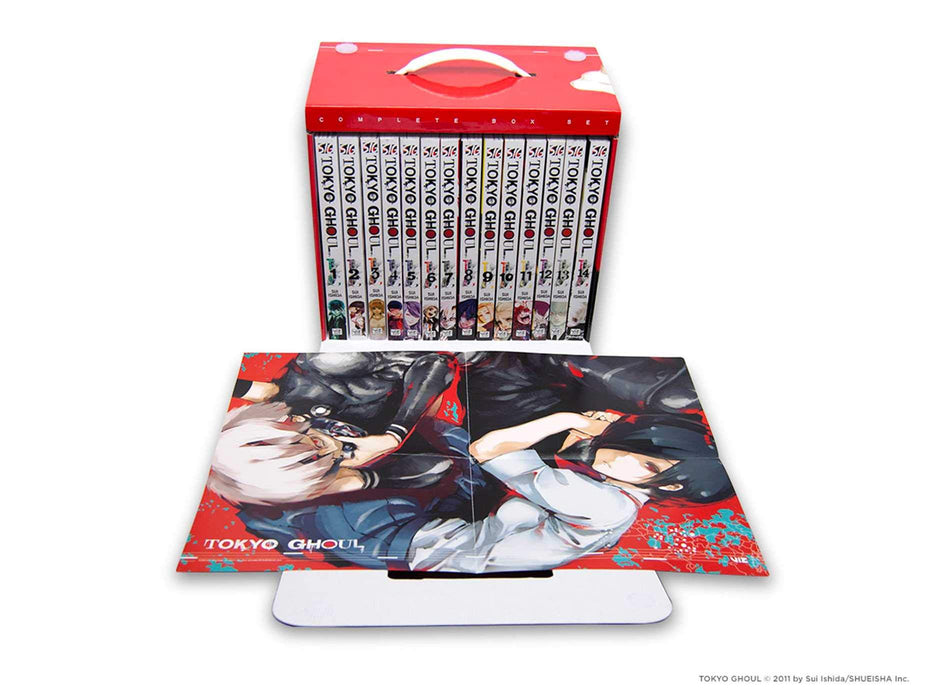 manga book set Tokyo Ghoul Complete Box Set: Includes vols. 1-14 with premium Paperback