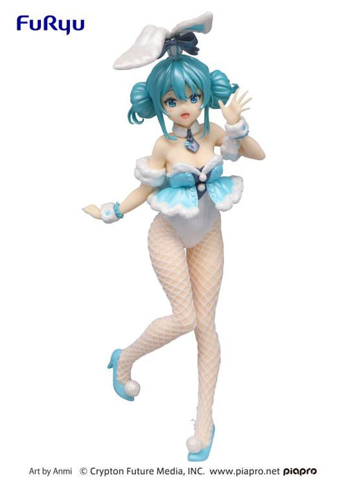 FURYU Vocaloid BiCute Bunnies Hatsune Miku White Rabbit (Pearl Color Ver.) Figure
