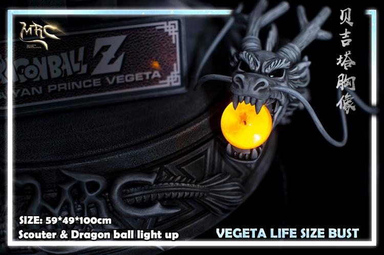 GK Resin Figure [MRC] Life Size Vegeta, Vegeta bust Figure Dragon Ball