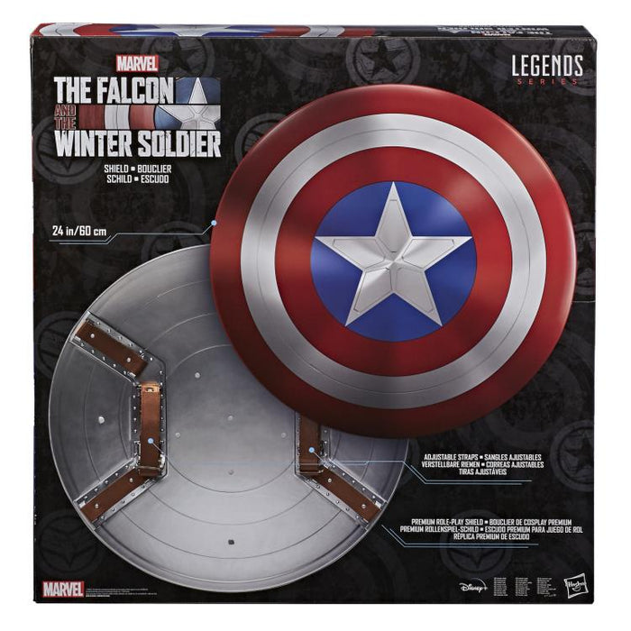 Hasbro Marvel Legends Series Avengers Falcon And Winter Soldier Captain America Premium Role Play Shield